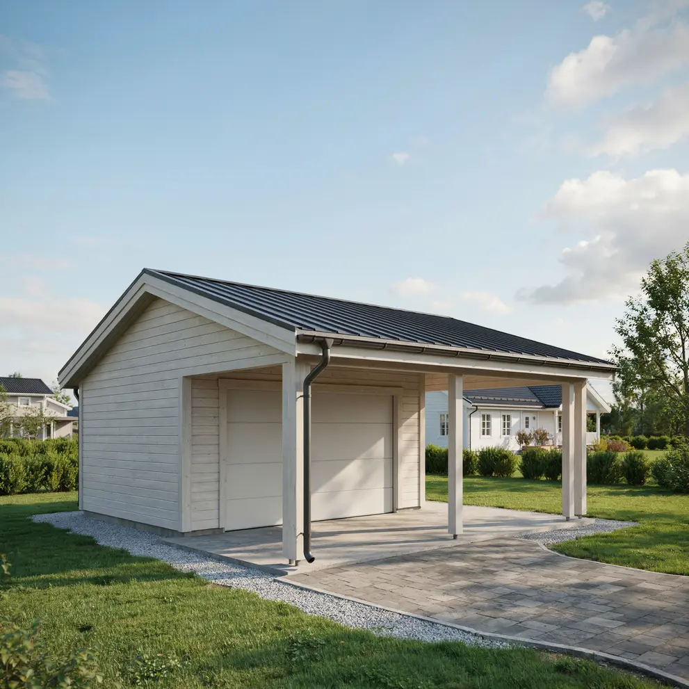 bygga carport garage hammarbyhojden johanneshov stockholm