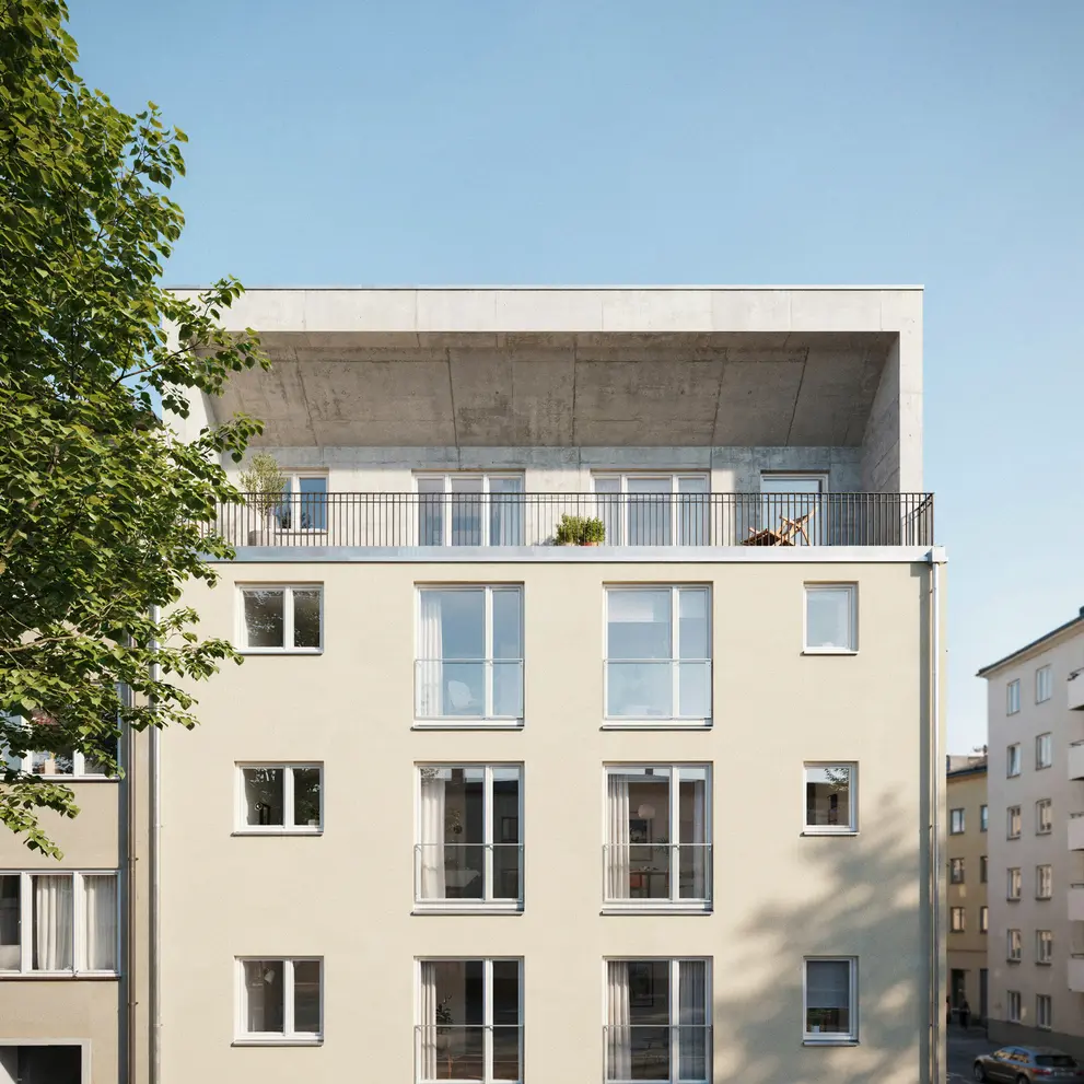 kungsbalkong nybygge renovering hammarbyhojden johanneshov stockholm