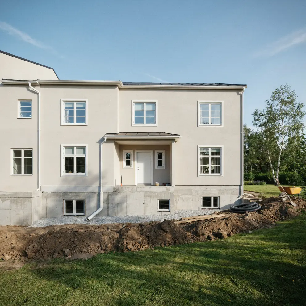 renovera kallare dranera husgrund hammarbyhojden johanneshov stockholm